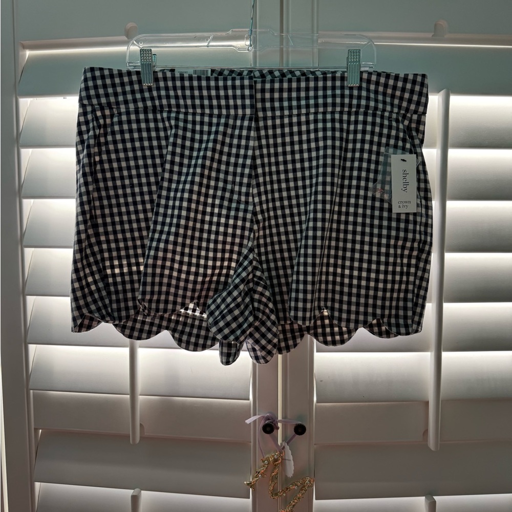 Gingham Print Women's Shorts
